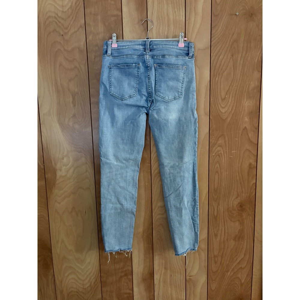 Pistola Women Light Wash‎ Skinny Jeans Raw Hem Size 28 - Picture 2 of 7